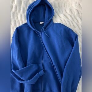 Jazz Blue Aritzia Zip Up